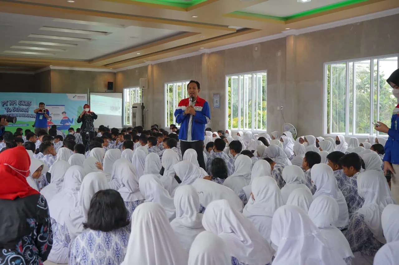 Edukasi Pelajar, Pertamina Gelar KPI Goes To School