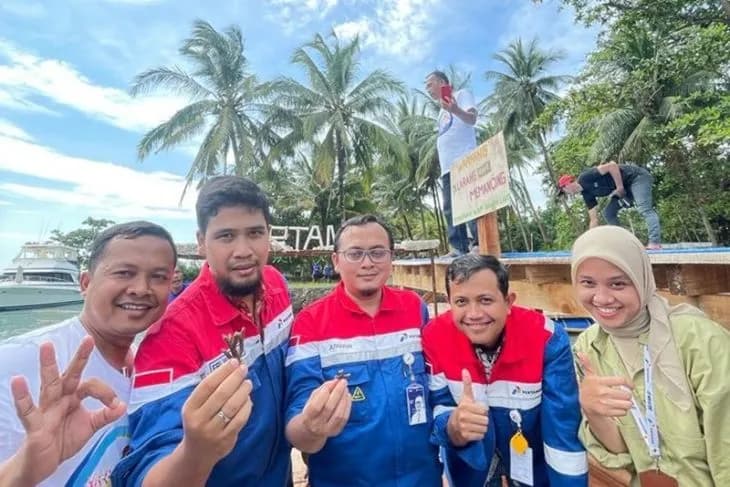 Komitmen Tanggung Jawab Sosial dan Lingkungan, Pertamina Lanjutkan Rehabilitasi Terumbu Karang di Banten