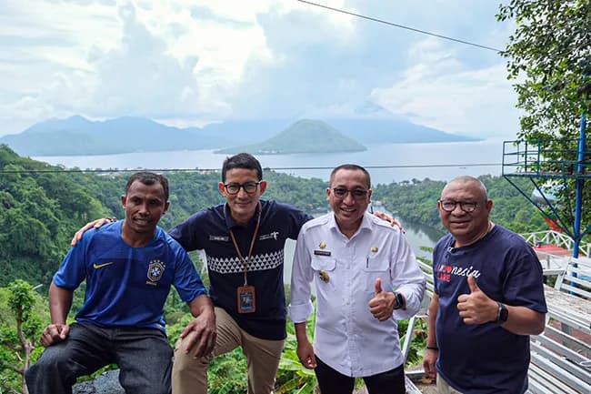 Menparekraf Sebut Pulau Maitara Salah Satu Daya Tarik Wisata Terkuat di Ternate