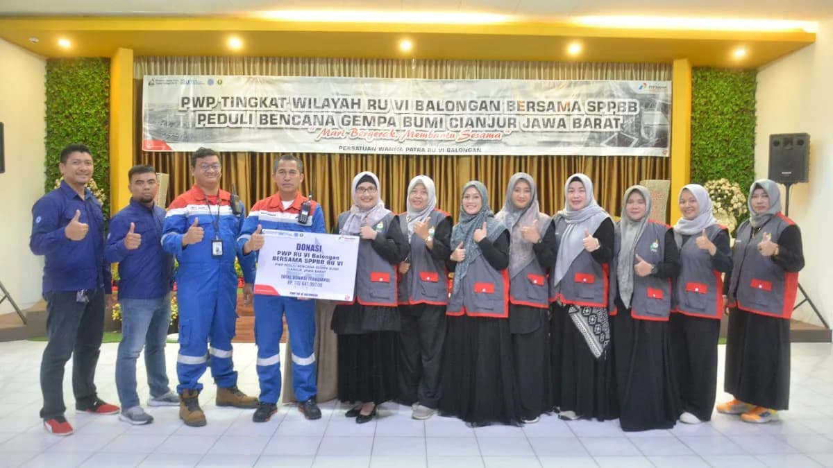 Bantu Korban Gempa Cianjur, PWP RU VI kumpulkan donasi lebih 100 Juta Rupiah