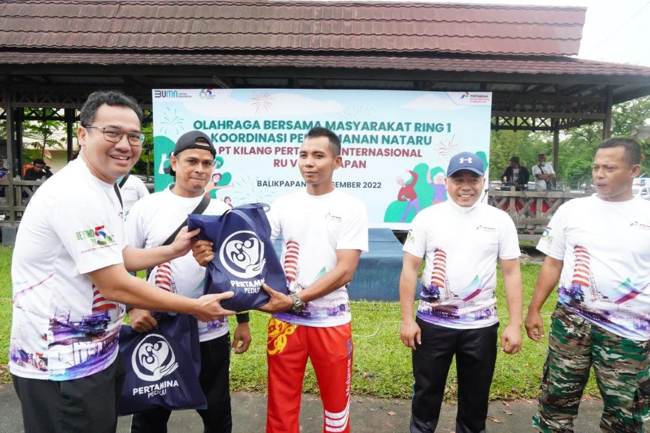 Jalin Kebersamaan, Pertamina Gelar Olahraga Bersama Masyarakat