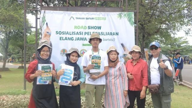 Smelting, Taman Safari Bogor dan KLHK Lepasliarkan Jelita dan Parama, Dua Elang Jawa Kebanggaan Indonesia