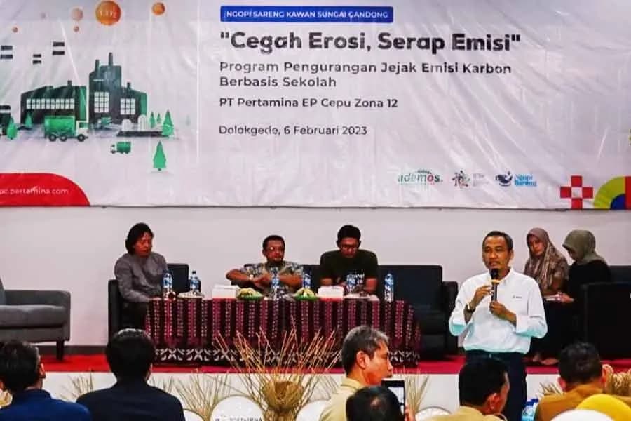 Ngopi Sareng Kawan Sungai Gandong "Cegah Erosi, Serap Emisi"