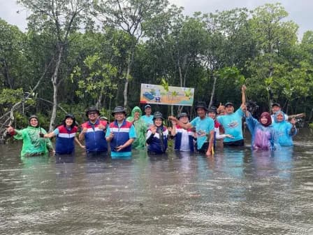 10.000 Mangrove Nusantara Regas Untuk Pelestarian Lingkungan Pulau Untung Jawa