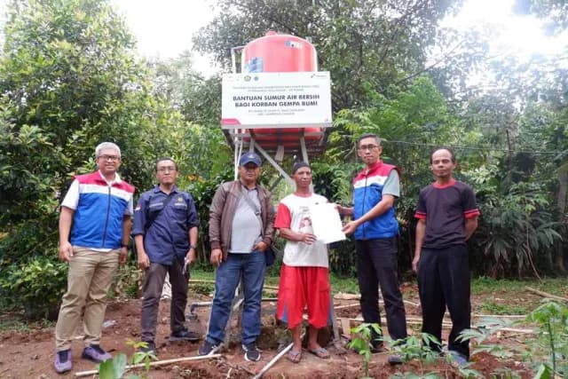 Dukung Warga Cepat Pulih Pascabencana, PHR Sediakan Sumur Bor untuk Korban Bencana Gempa