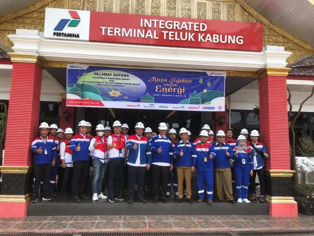 Pastikan Pasokan Energi, Gubernur Sumbar Kunjungi Satgas Pertamina Ramadhan Idul Fitri Di Integrated Terminal Teluk Kabung