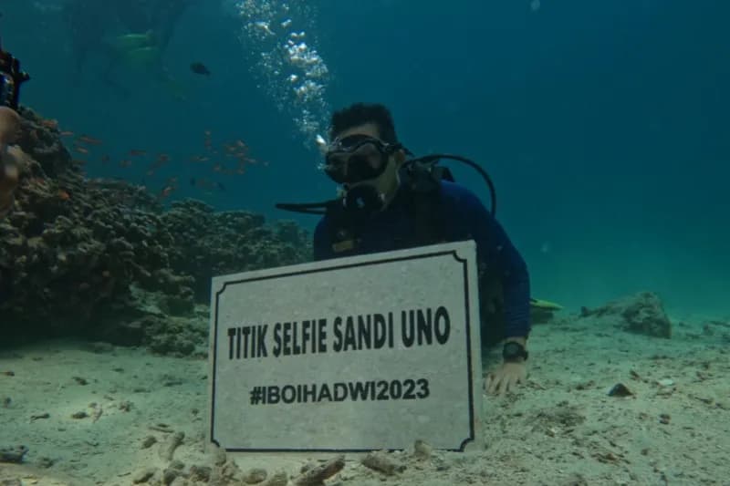 Menparekraf Jajal Snorkeling di Desa Wisata Iboih Sabang Aceh