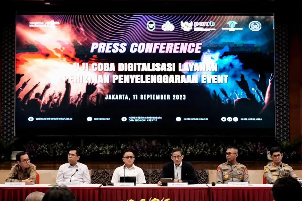 Menparekraf: Regulasi Terkait Digitalisasi Perizinan Penyelenggaraan Event Masuk Tahap Uji Coba