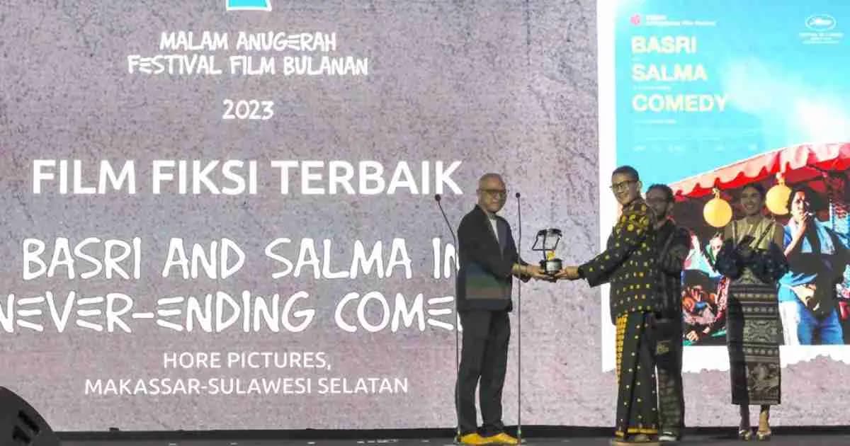 Menparekraf: Malam Anugerah Festival Film Bulanan Perayaan bagi Pelaku Ekraf Film