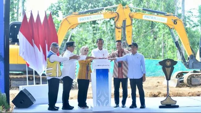 Kolaborasi Pertamina - Bakrie Group, Presiden Jokowi Lakukan Groundbreaking Nusantara Sustainability Hub