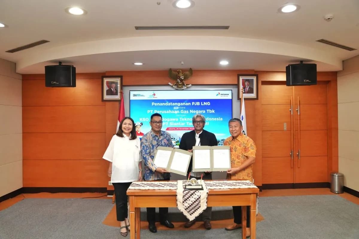 PGN Tandatangani PJB LNG dengan Pelanggan Industri di Kawasan Timur Indonesia