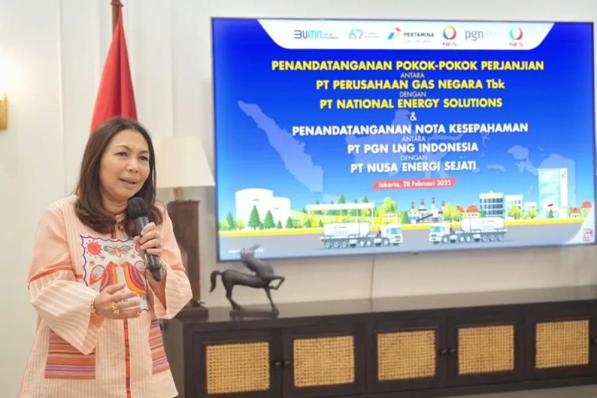 Perkuat Pasokan Gas Domestik, PGN Datangkan LNG dari Berau Kalimantan Timur