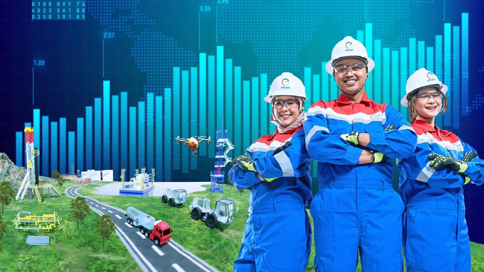 Bukti Kinerja Solid dan Sinergi Strategis: Elnusa Naik Peringkat idAA+ dari PEFINDO