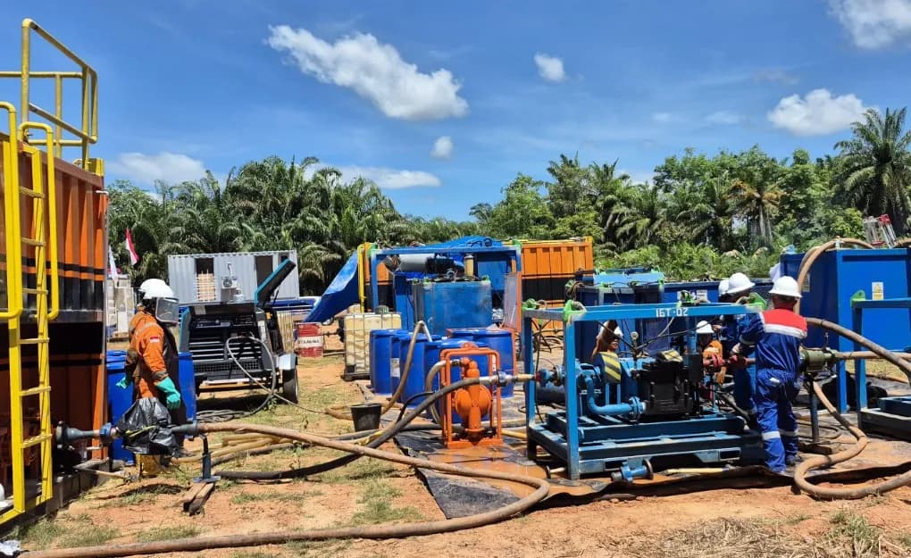 Upaya Tingkatkan Produksi Migas Berkelanjutan, Elnusa Laksanakan Injeksi SSF di WK Rokan