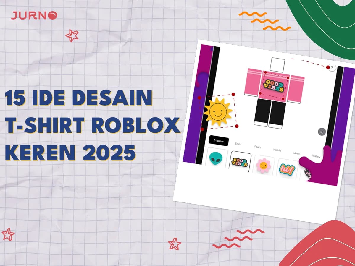 T-Shirt Roblox Keren + 15 Ide Desain Favorit 2025