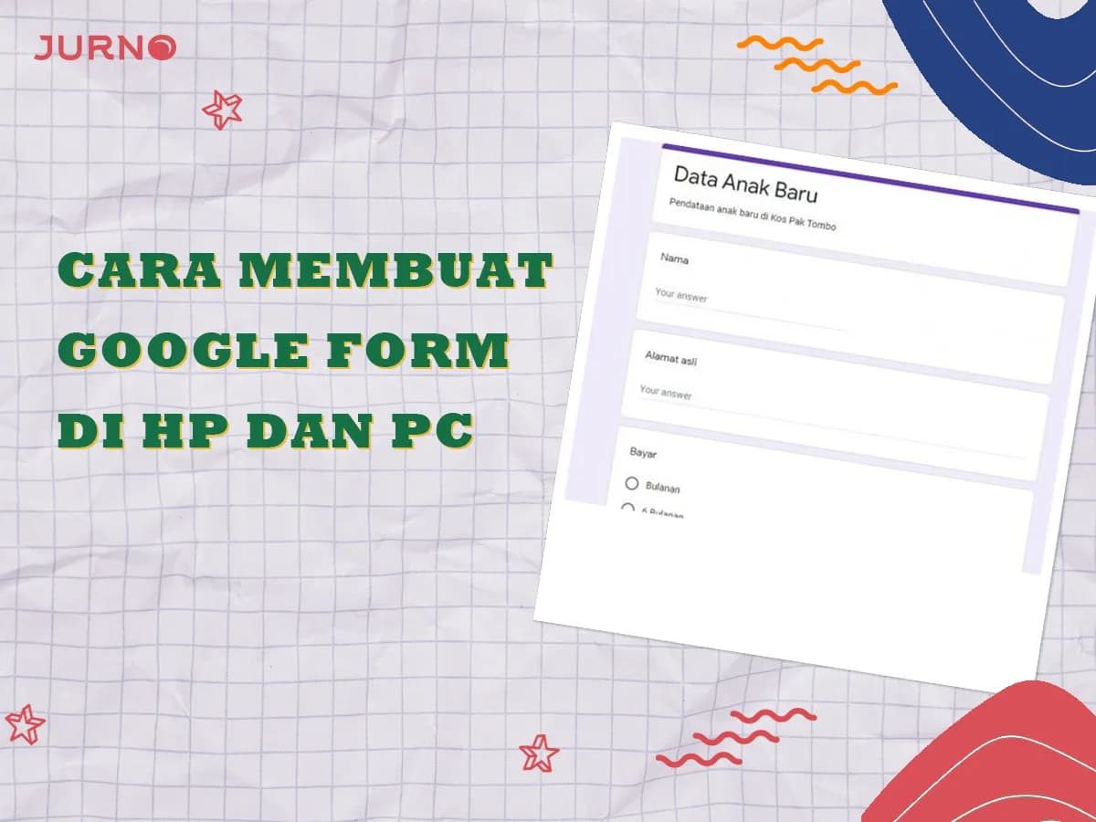 Rahasia Membuat Google Form di HP & PC