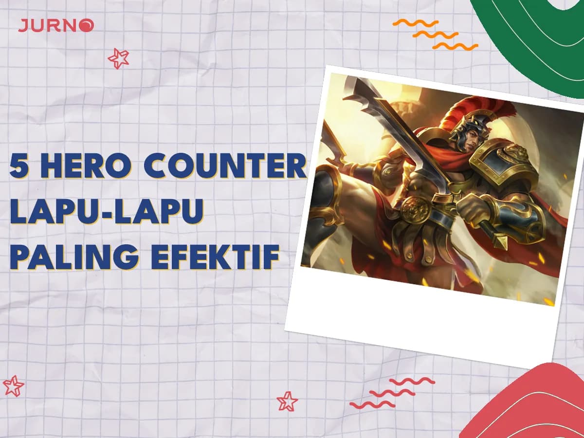 5 Hero Counter Lapu-Lapu, EXP Lane Auto Menang!