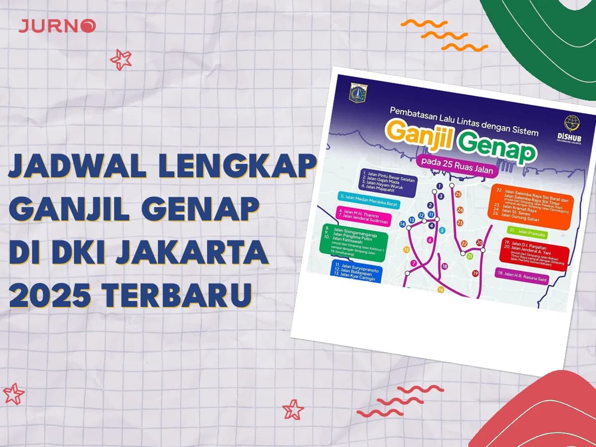 Jadwal Ganjil Genap Jakarta 2025 Terbaru