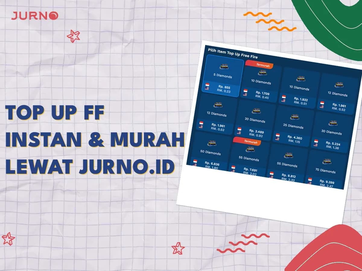 Top Up FF (Free Fire) Instan Murah & Aman di Jurno.id