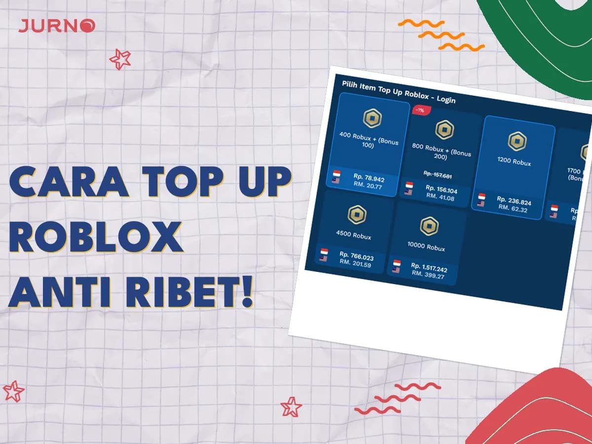 Cara Top Up roblox Paling Gampang di jurno.id
