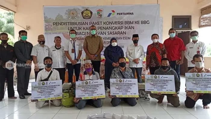 Pertamina Dukung Program Konversi BBM ke BBG Untuk Nelayan Sasaran di Palembang