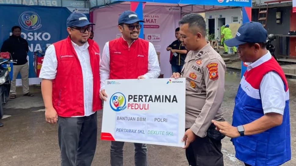 Pertamina Suplai 20 Ribu Liter BBM untuk Polri Bantu Penanganan Gempa Cianjur