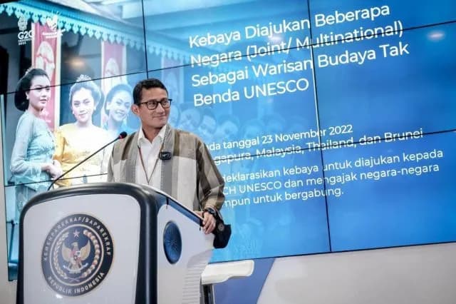 Menparekraf Dorong Kebaya Sebagai UNESCO Intangible Heritage Lewat Prosedur Single Nomination