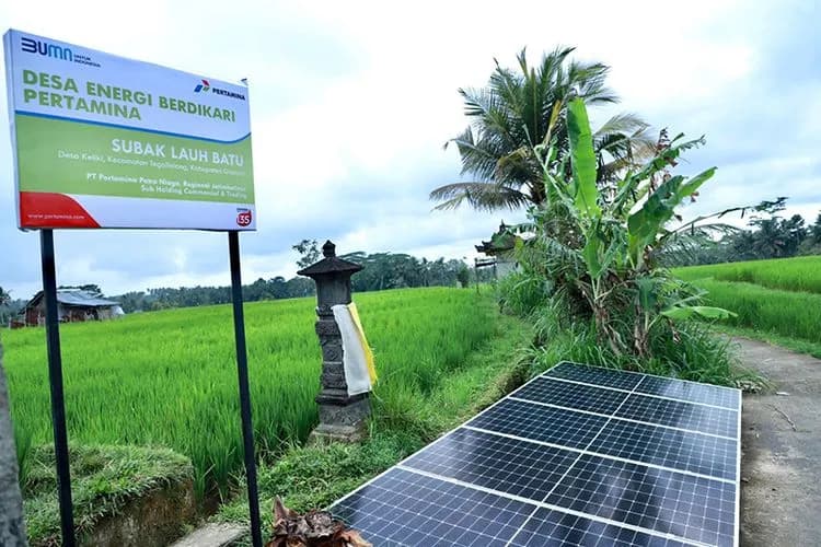 Desa Energi Berdikari Pertamina Tambah 6 Desa Gunakan Energi Terbarukan